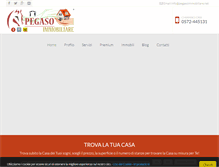 Tablet Screenshot of pegasoimmobiliare.net